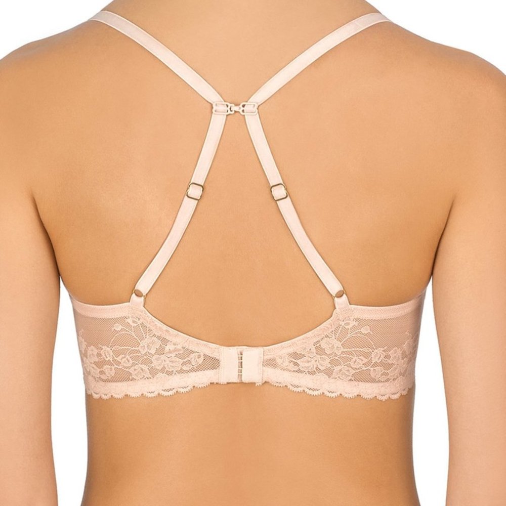 NATORI Cherry Blossom Convertible Plunge Lace Bra 30G - Picture 8 of 9